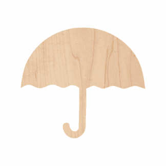 Wooden Umbrella Cutout 10-0012