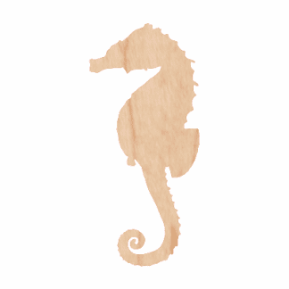 Wooden Seahorse