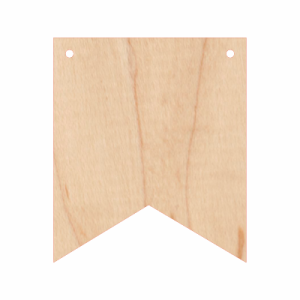 Wooden Banner Shape