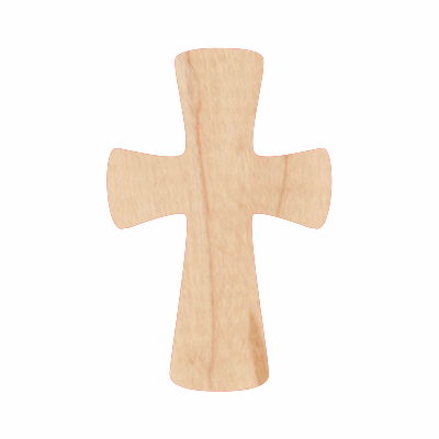 Wooden cross #2 shape