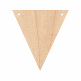 Wooden Pennant cutout